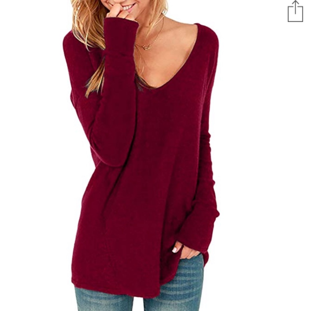 NWT Style Dome V Neck Sweater XL